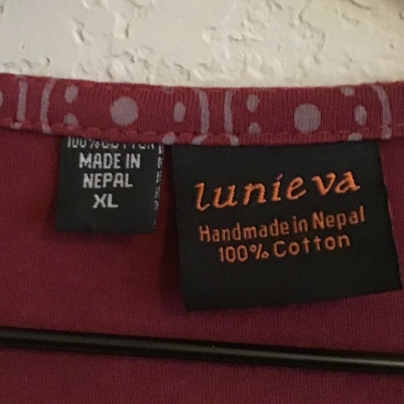 NWOT - Lunieva Nepalese top - Picture 7 of 7